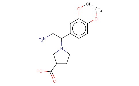 1-[2-AMINO-1-(3,4-DIMETHOXY-PHENYL)-ETHYL]-PYRROLIDINE-3-CARBOXYLIC ACID
